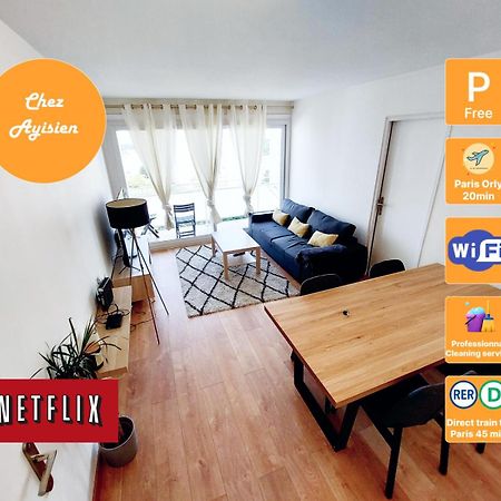 Beautiful & Cosy 3 Bedrooms Full Accommodation Ris-Orangis Esterno foto